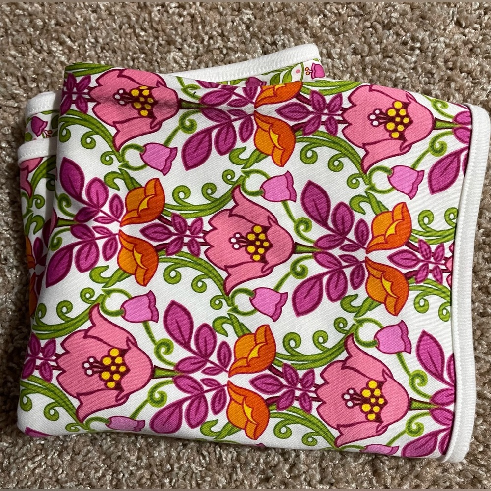 Vera Bradley Lilli Bell receiving blanket